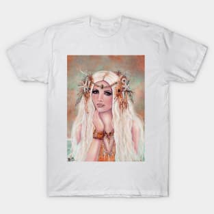 Nereides sea nymph by Renee Lavoie T-Shirt